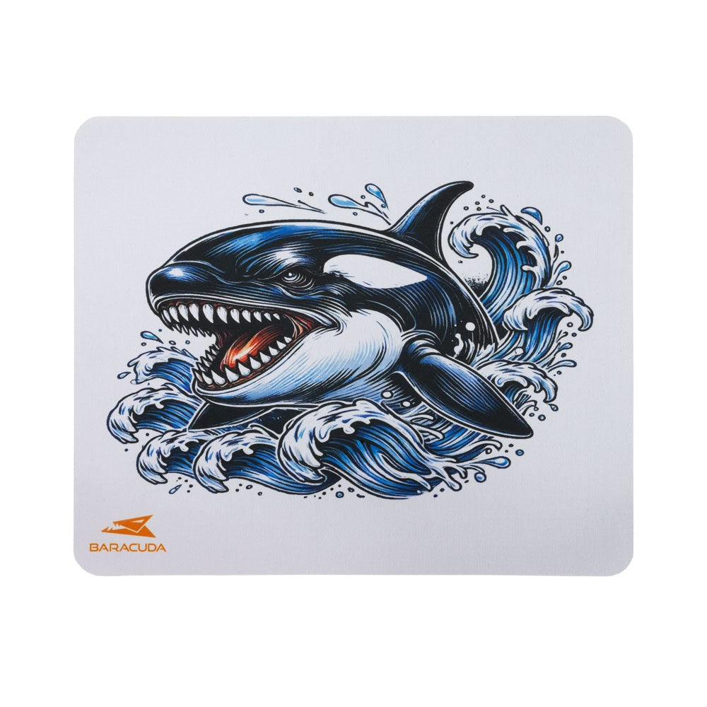 Baracuda ORCA M Gaming Musemåtte - 300 x 250 mm - Hvid