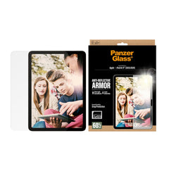 PanzerGlass iPad Air 11" (2025 / 2024) Ultra-Wide Fit Anti-Reflective Armor Skærmbeskyttelsesglas m. Installationsramme - Gennemsigtig