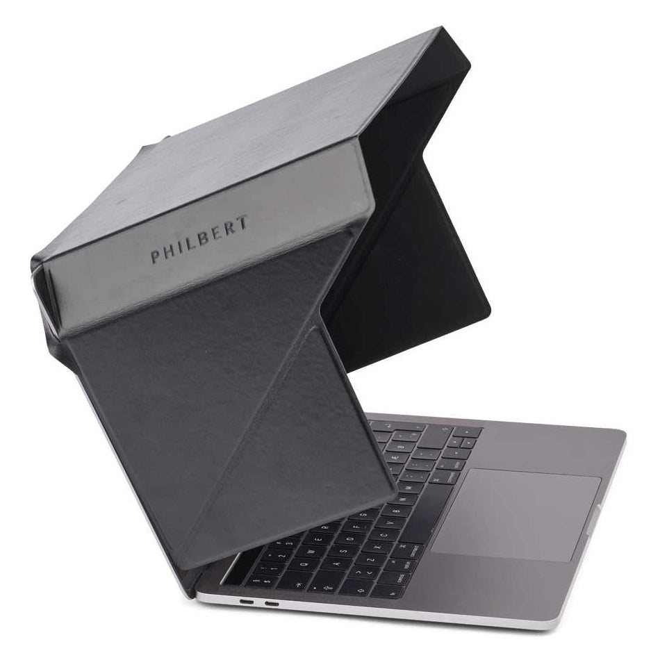 Bærbar PC/Mac 12-14" Philbert Hood m. Solafskærmning & Privacy - Ultra Slim - Sort