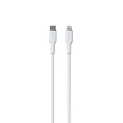 PURO Soft USB-C til Lightning Kabel 1.5m - Hvid