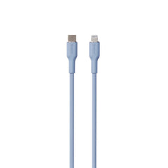 PURO Soft USB-C til Lightning Kabel 1.5m - Blå