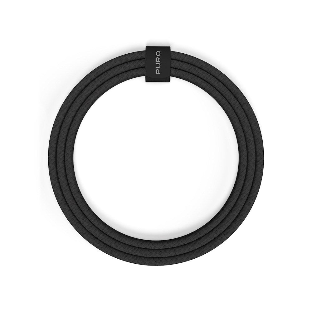 Puro Braided USB-C Kabel – 1.5m, 60W og 480Mbps Overførsel - Gul