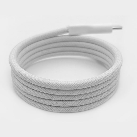 Puro Magnetisk USB-C til USB-C Kabel - 60W - 1m - Hvid