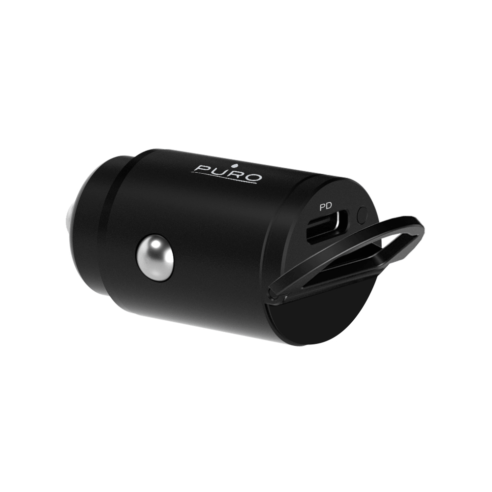 Puro Kompakt Biloplader 20W med 1x USB-C Port