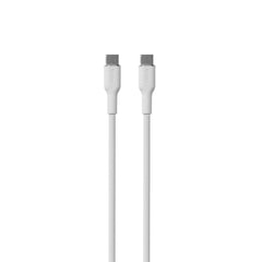 PURO Soft USB-C til USB-C Kabel 1.5m - Hvid
