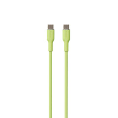 PURO Soft USB-C til USB-C Kabel 1.5m - Lysegrøn