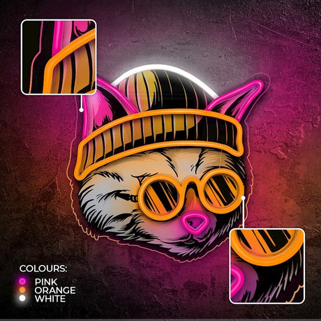 Forever Light LED Neon ART - Cat Dreamer