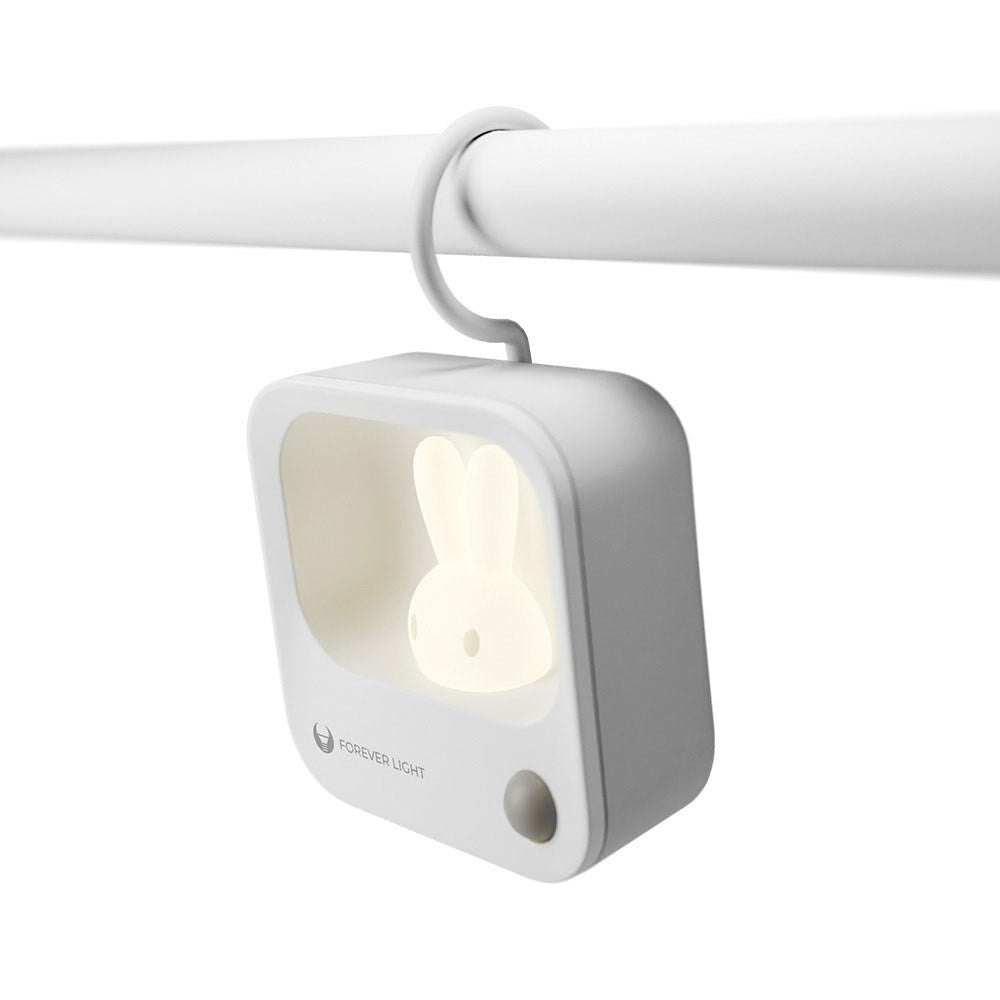 Forever LED Kanin Natlampe - Hvid