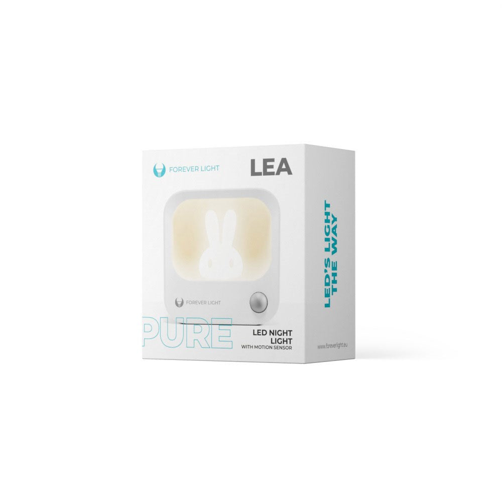 Forever LED Kanin Natlampe - Hvid