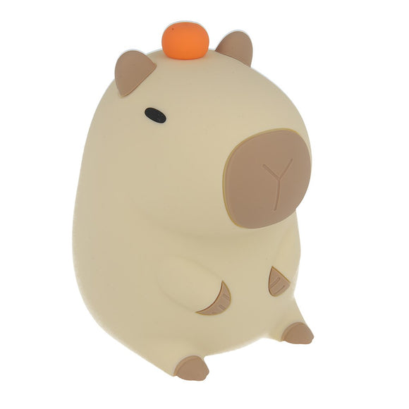 Forever Light LED Silikone Natlampe - Friendly Capybara
