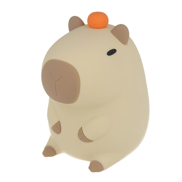 Forever Light LED Silikone Natlampe - Friendly Capybara