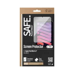 SAFE by PanzerGlass® iPad Mini (2024) / (2021) Skærmbeskytter Ultra-Wide Fit - Gennemsigtig