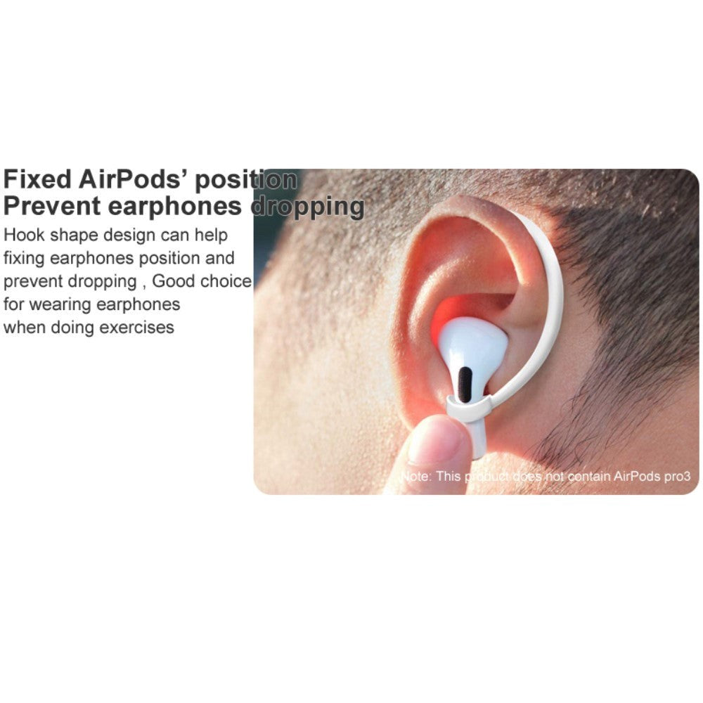 AirPods / AirPods Pro IMAK sports ørekrog - Hvid