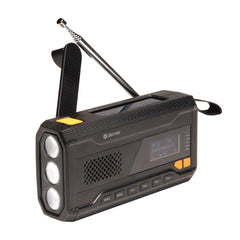 Denver Nødradio m. DAB+ / FM Radio - Bluetooth - Lommelygte - Sort