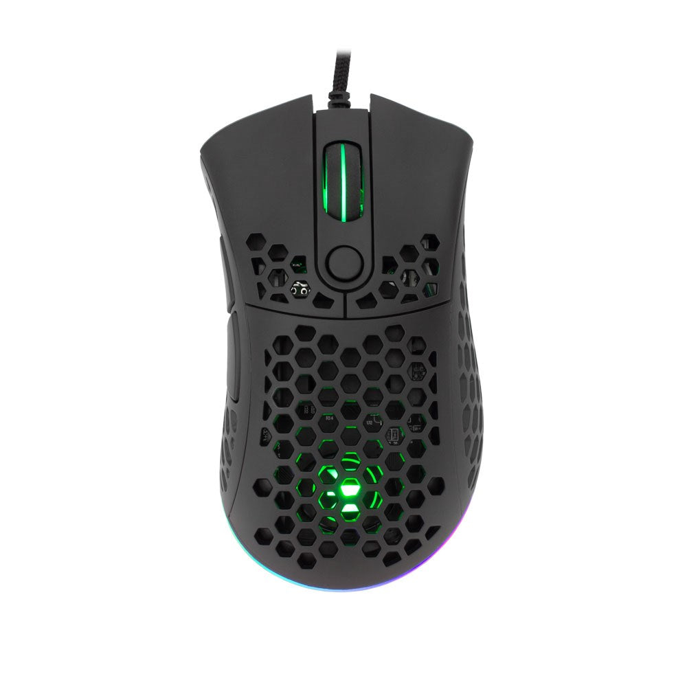White Shark SHURIKEN Gaming Mus - 6D / 19000 DPI - Sort
