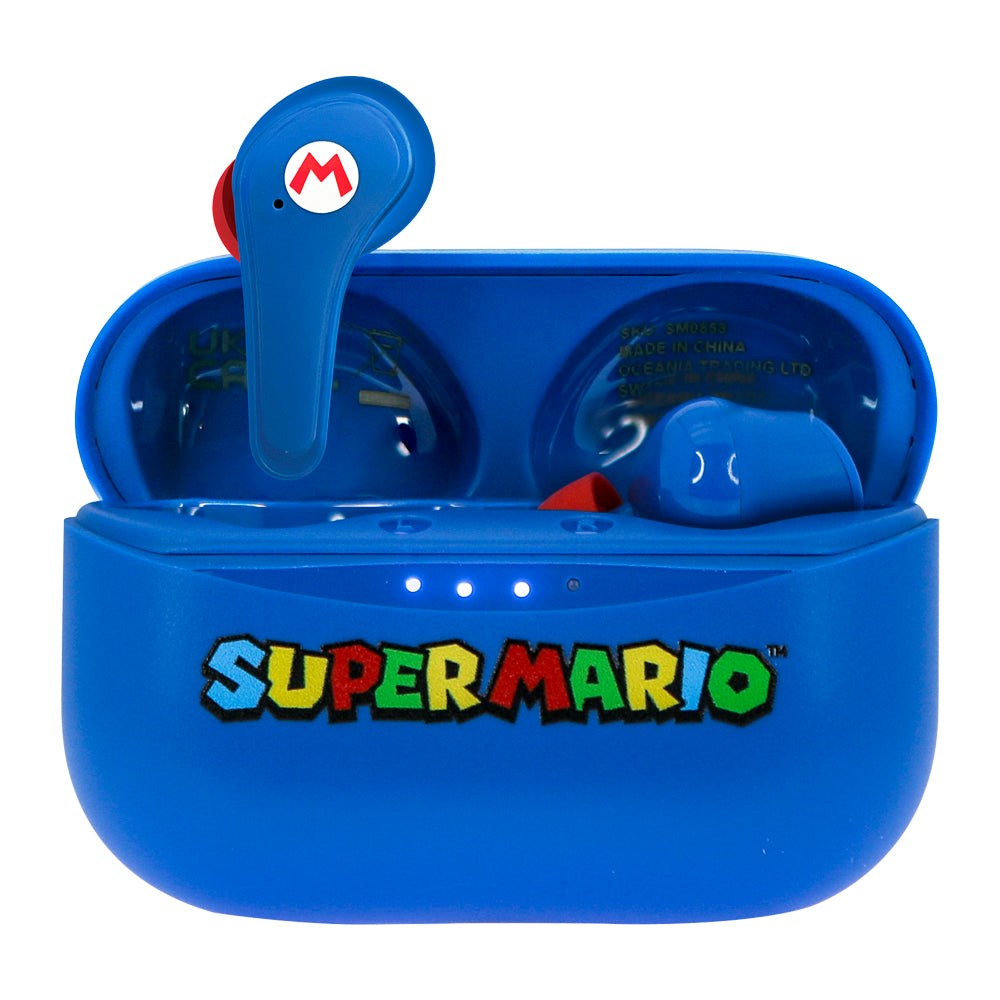 Super Mario OTL In-Ear True Wireless Høretelefoner - Blå