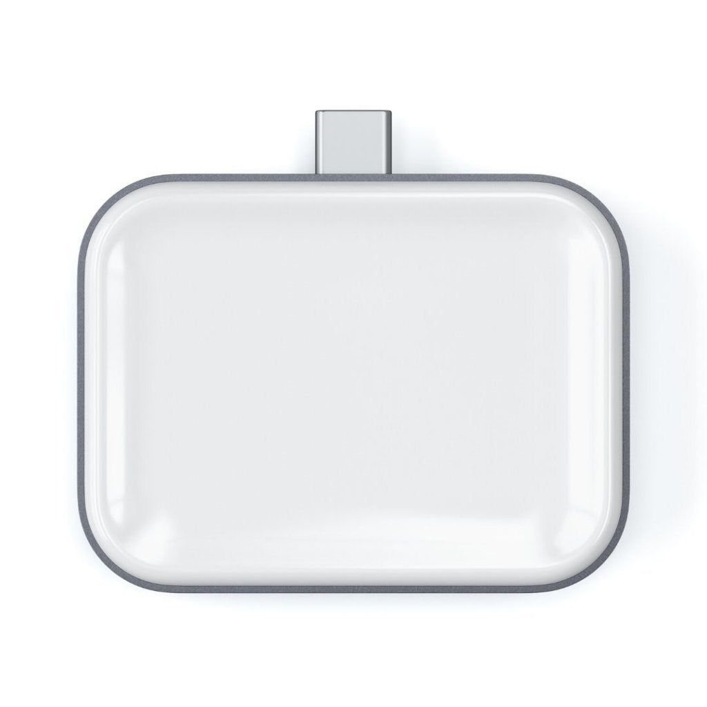 Satechi 5W Wireless Charging Dock Til Apple AirPods (1 & 2. gen.) / AirPods Pro Oplader - Hvid