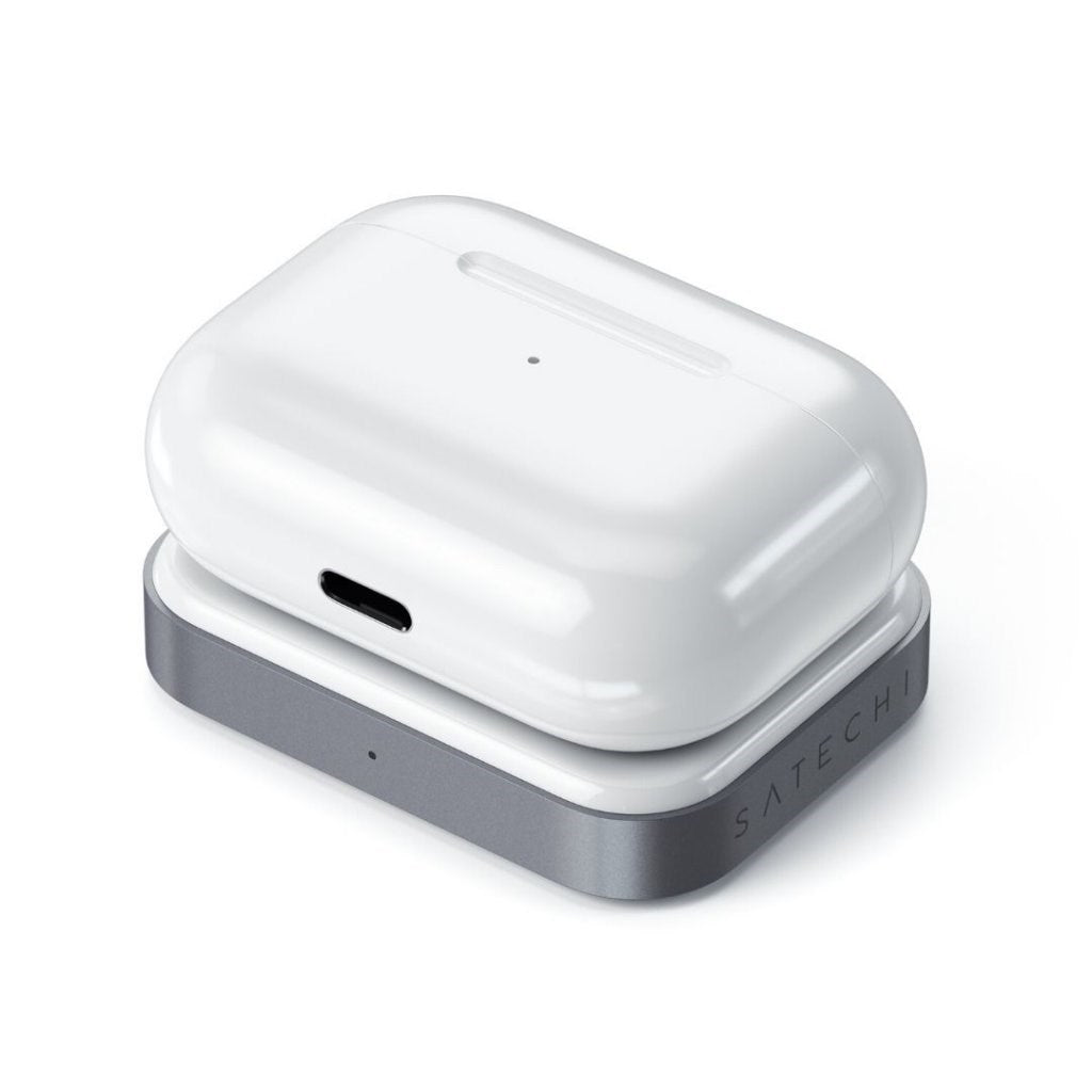 Satechi 5W Wireless Charging Dock Til Apple AirPods (1 & 2. gen.) / AirPods Pro Oplader - Hvid