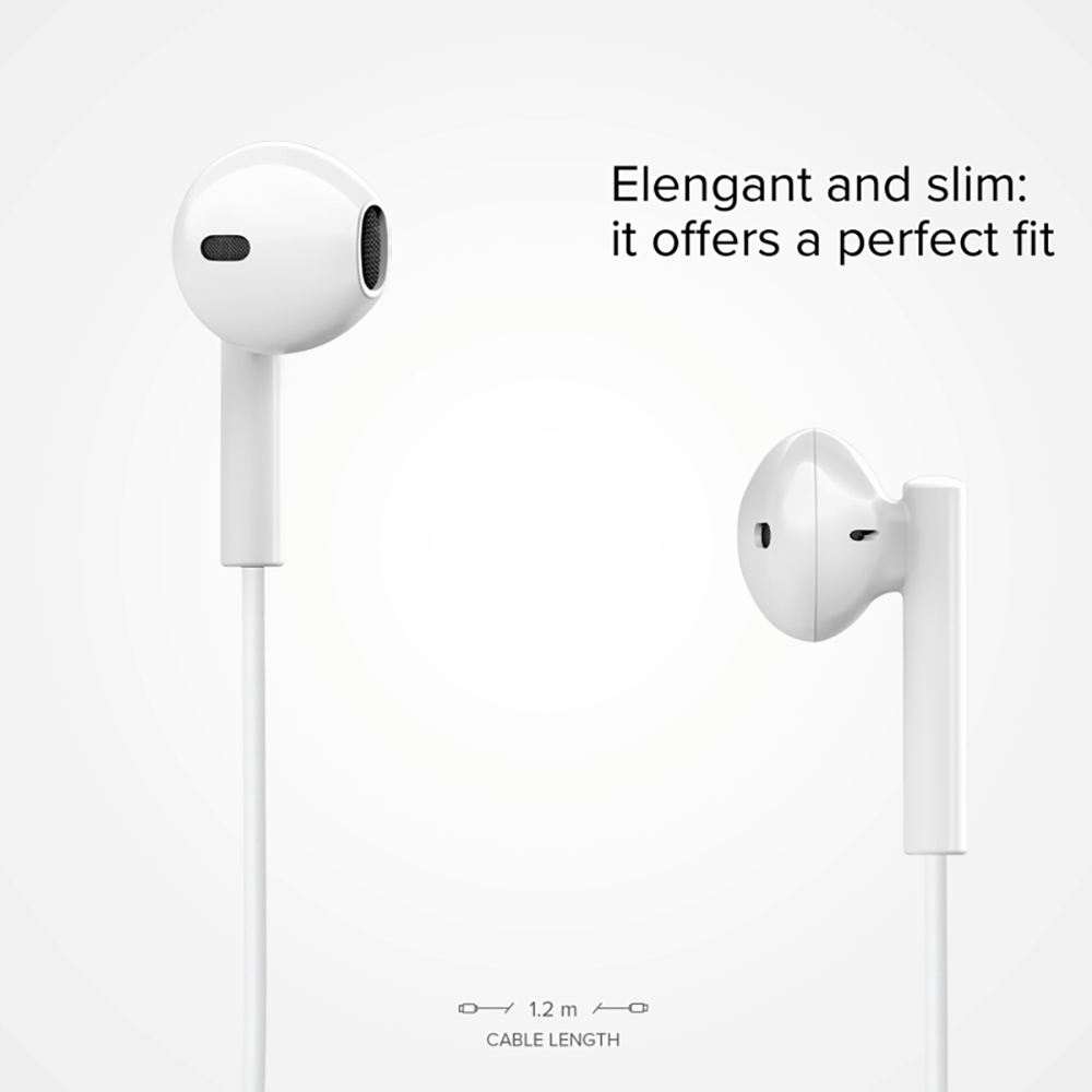 SBS Studio Mix 65 Hovedtelefon In-Ear m. USB-C & Mikrofon - Hvid