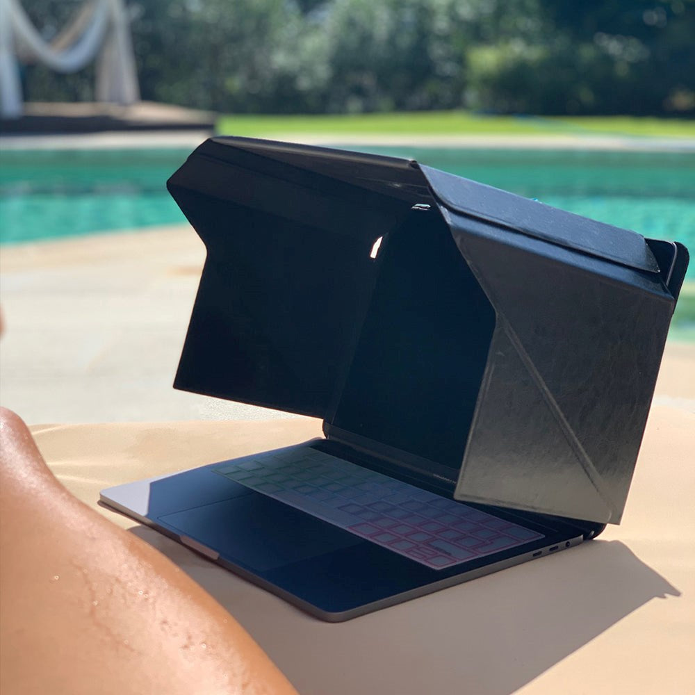 Universal Philbert Laptop Cover m. Solafskærmning & Integreret Privacy 15-16" (36 x 25.5 Cm) - Sort