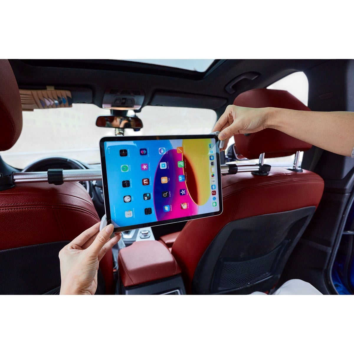 EIDERWOOD Universal Tablet Holder til Bil (7–12") – Perfekt til Børn på Bagsædet