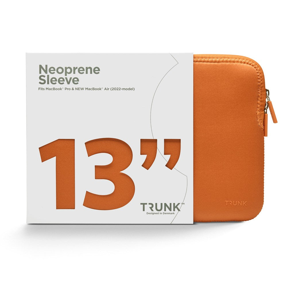 Trunk Neoprene Sleeve til MacBook 13" (30.5 x 21.5 x 1.5 cm) - Marmalade
