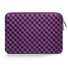 Trunk Neoprene Sleeve til MacBook 13" (30.5 x 21.5 x 1.5 cm) - Medium Purple Tartan