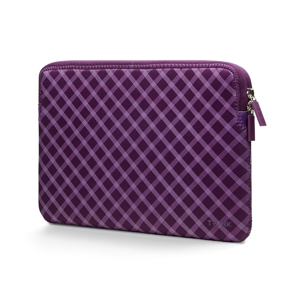 Trunk Neoprene Sleeve til MacBook 13" (30.5 x 21.5 x 1.5 cm) - Medium Purple Tartan