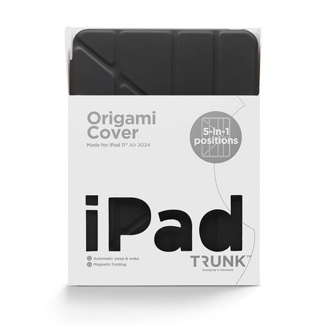 Trunk iPad Air 11" (2026 / 2025 / 2024) Origami Flip Cover - Black