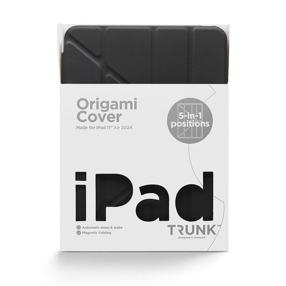 Trunk iPad Air 11" (2026 / 2025 / 2024) Origami Flip Cover - Black