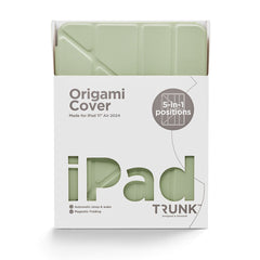 Trunk iPad Air 11" (2025 / 2024) Origami Flip Cover - Lime Swirl