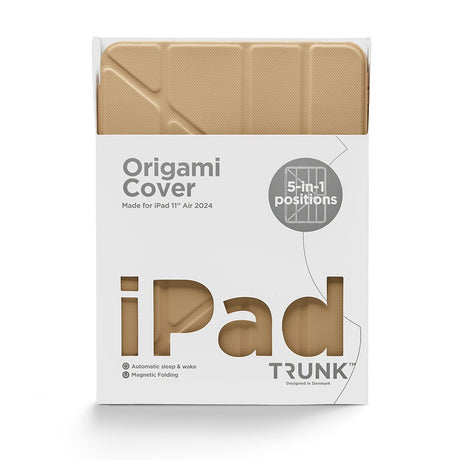 Trunk iPad Air 11" (2026 / 2025 / 2024) Origami Flip Cover - Mocha
