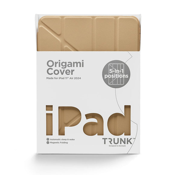Trunk iPad Air 11" (2026 / 2025 / 2024) Origami Flip Cover - Mocha