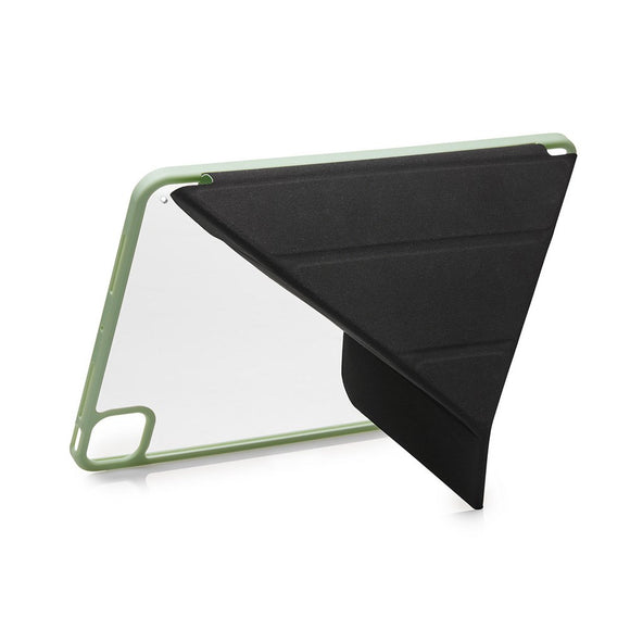 Trunk iPad Pro 11" (2025 / 2024) Origami Flip Cover - Lime Swirl