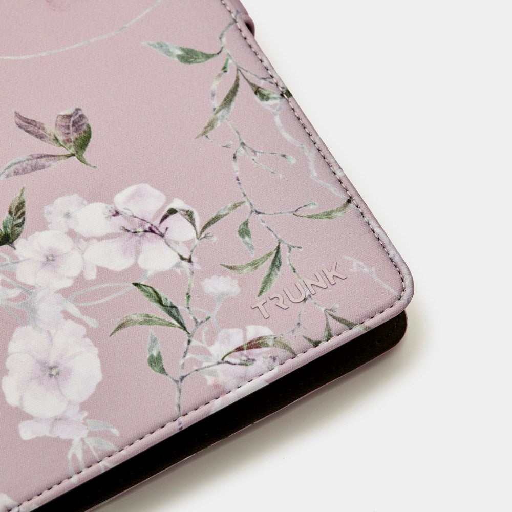 Trunk Universal Flip Cover (24.5 x 17.5 x 1 cm) - Rose Flower