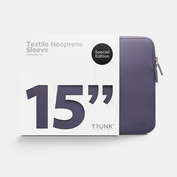 TRUNK 15" MacBook Air Textile Sleeve - Lilla