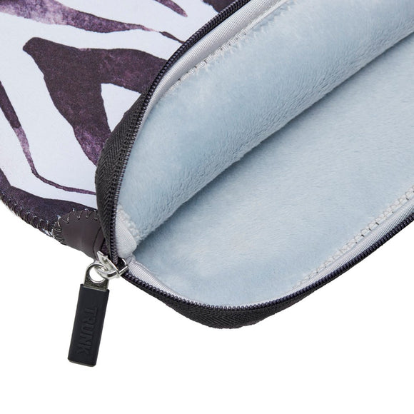 Trunk Neoprene Sleeve til MacBook 13" (30.5 x 21.5 x 1.5 cm) - Zebra