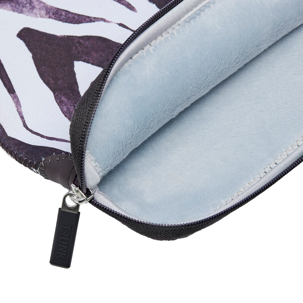 Trunk Neoprene Sleeve til MacBook 14" (31.5 x 22 x 1.5 cm) - Zebra