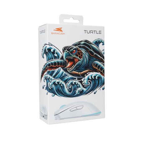 Baracuda TURTLE Trådløs Gaming Mus - 6D / 3200 DPI - Hvid