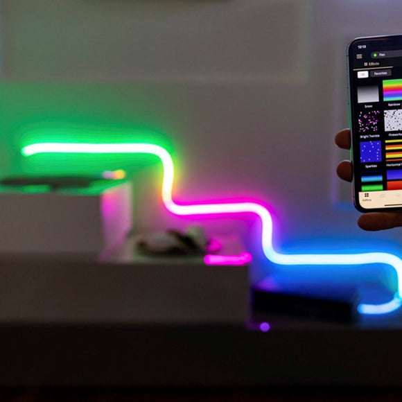 Twinkly 300-Led RGB Flex 3m - Hvid Ledning