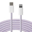 Xceed Braided USB-C til Lightning Kabel PD 60W - 2m - Lilla