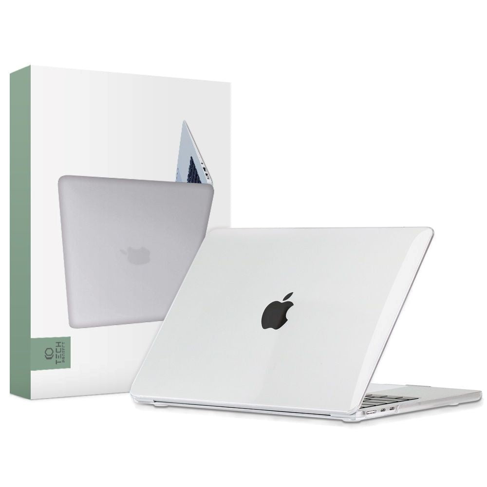 MacBook Air 13" M5/M4/M3/M2 (2026-2022) Tech-Protect Smartshell Cover - Crystal Clear