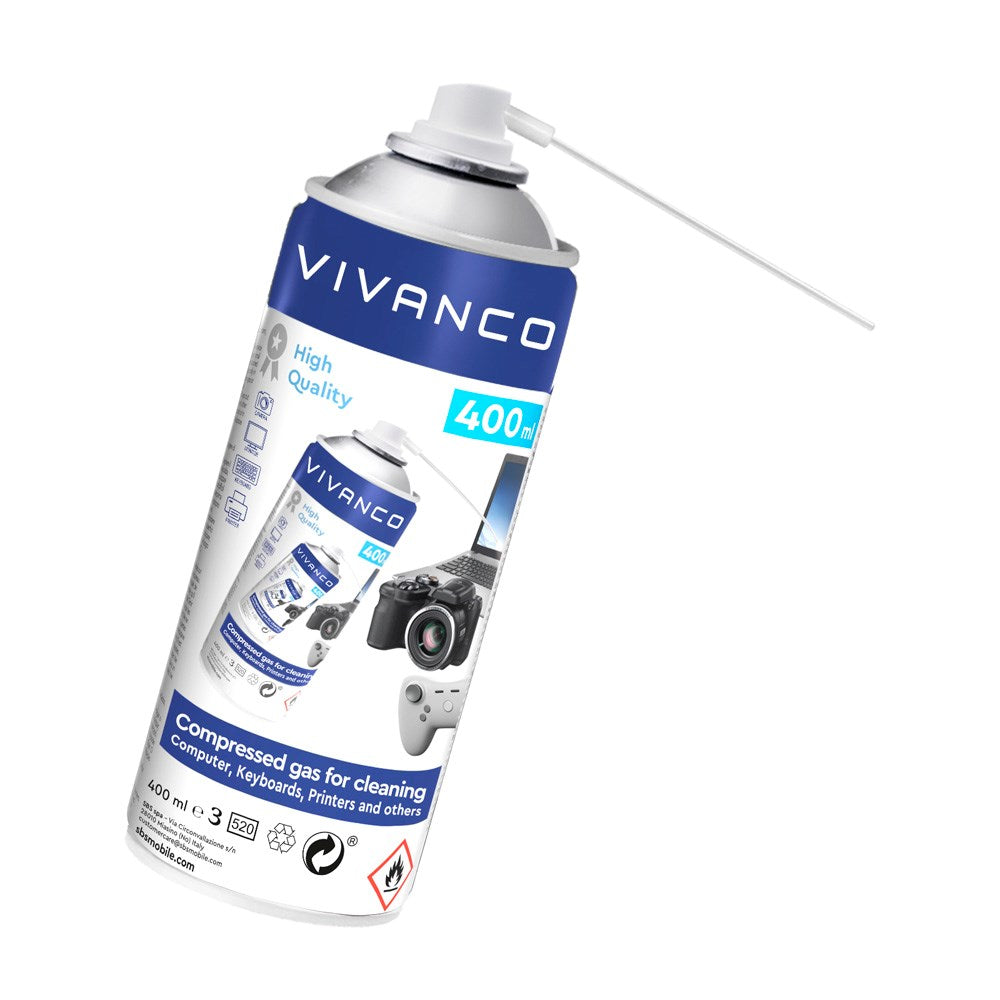 Vivanco Trykluftspray til Rengøring - 400 ml.