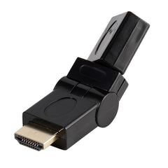 Vivanco HDMI Adapter (Hun til Han) m. 360° Roterbart Led - Sort