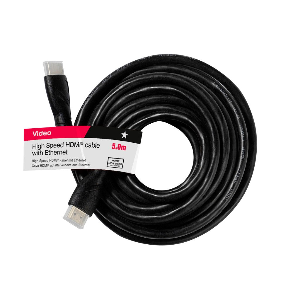 Vivanco HDMI 1.4 Kabel (Han til Han)  4K / 24Hz - 5m - Sort