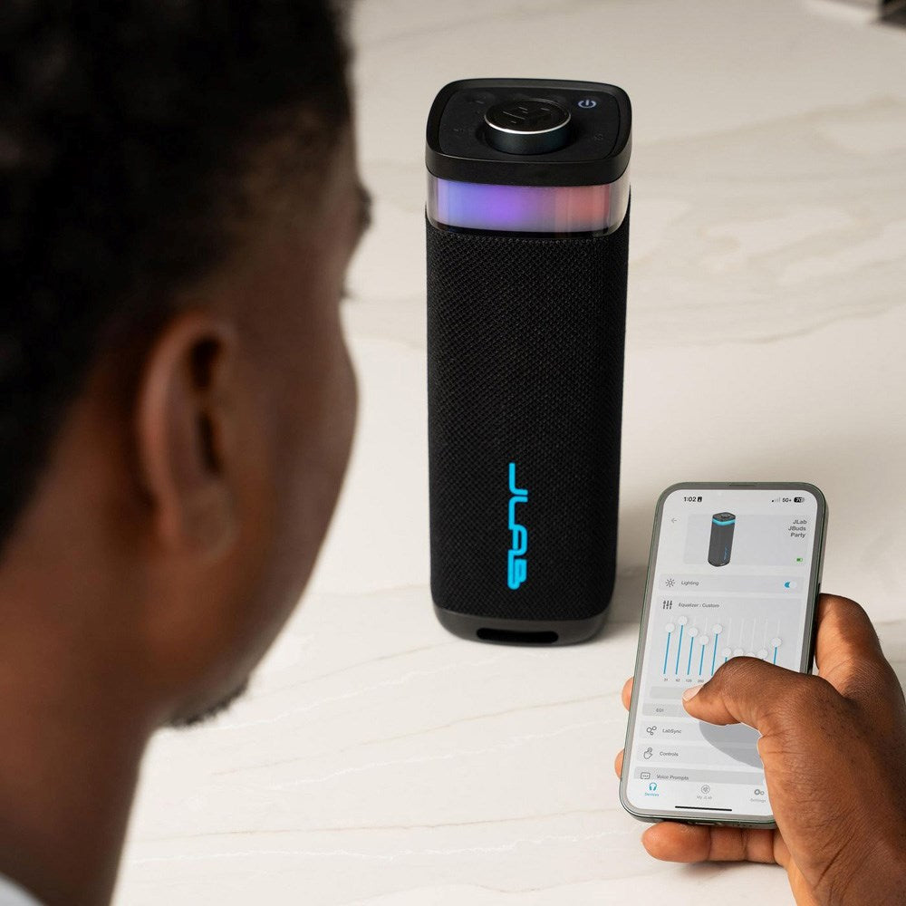 JLab JBuds Bluetooth Højtaler m. Lys - Sort