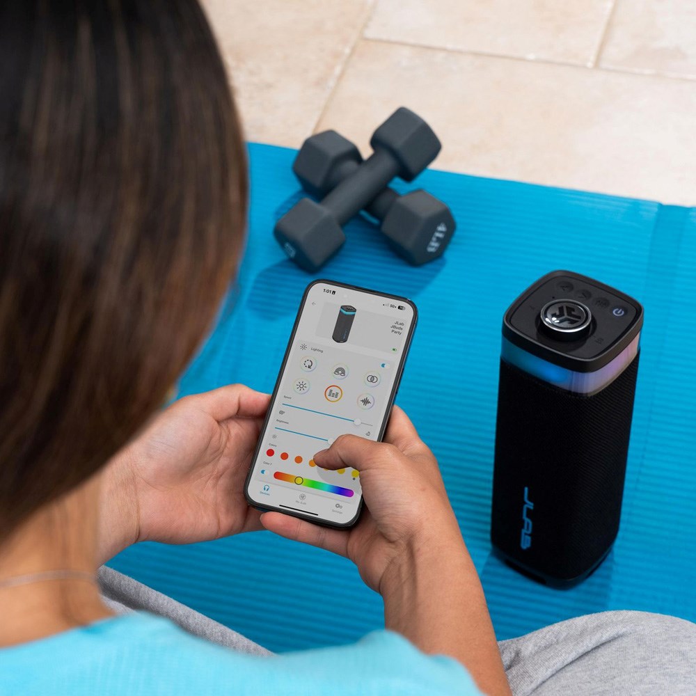 JLab JBuds Bluetooth Højtaler m. Lys - Sort