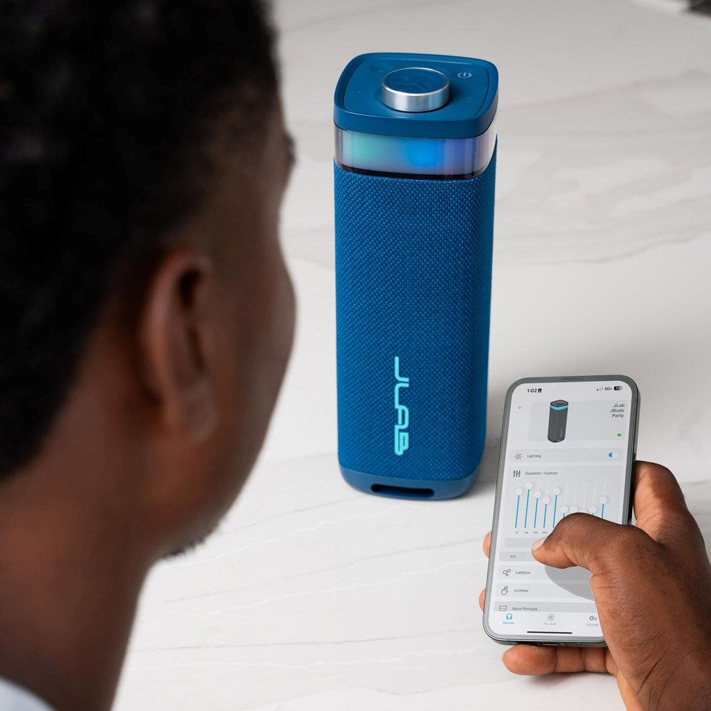 JLab JBuds Bluetooth Højtaler m. Lys - Blå