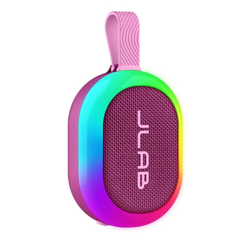JLab Pop Bluetooth Højtaler m. Lys - Lyserød