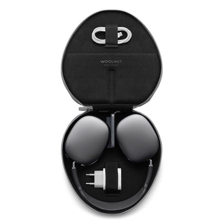Woolnut AirPods Max / Max 2 Læder Case - Grå